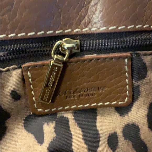 DOLCE & GABBANA D Ring Leather and Raffia Bag - Picture 6 of 10